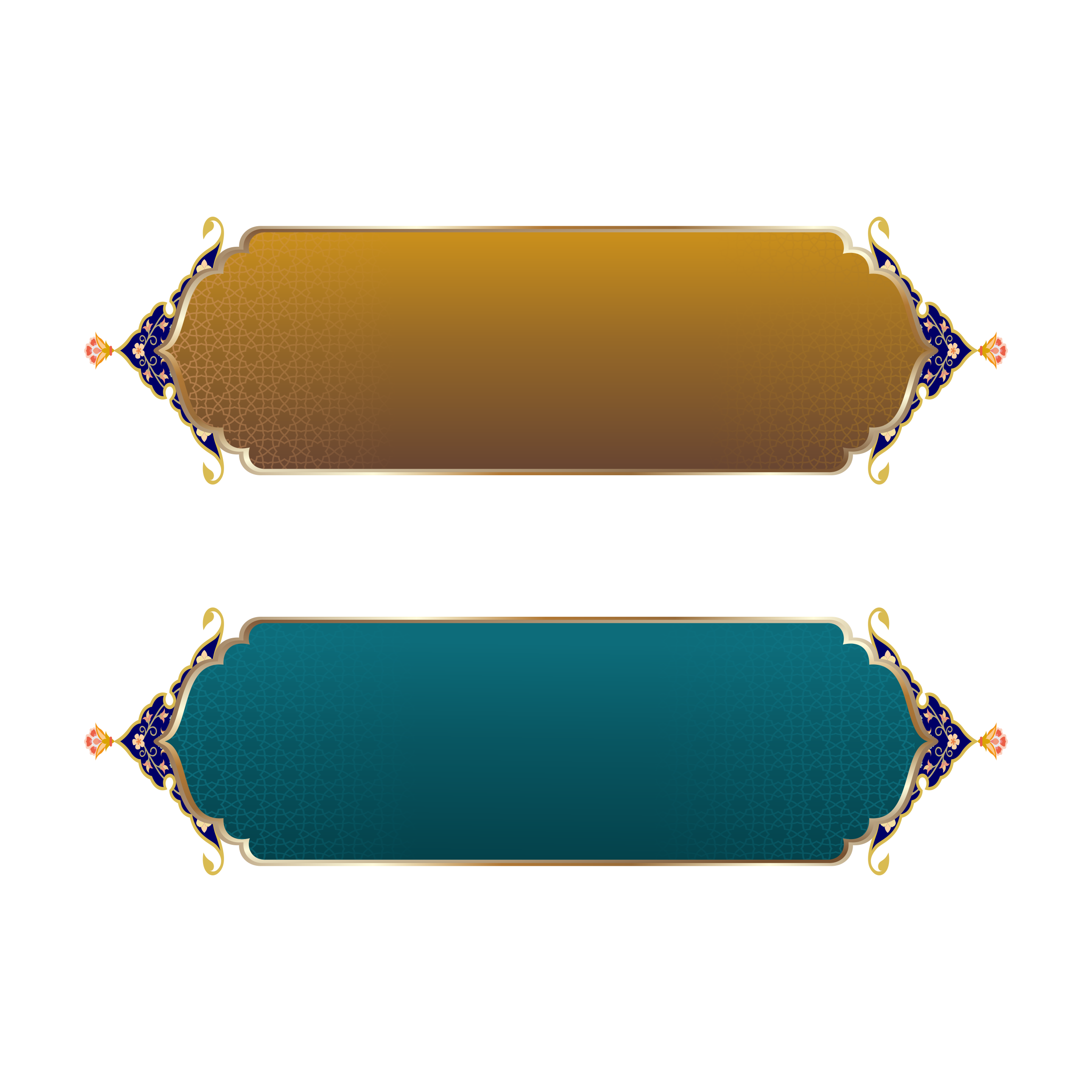 —Pngtree—islamic frame ribbon arabic banner_6995514.png