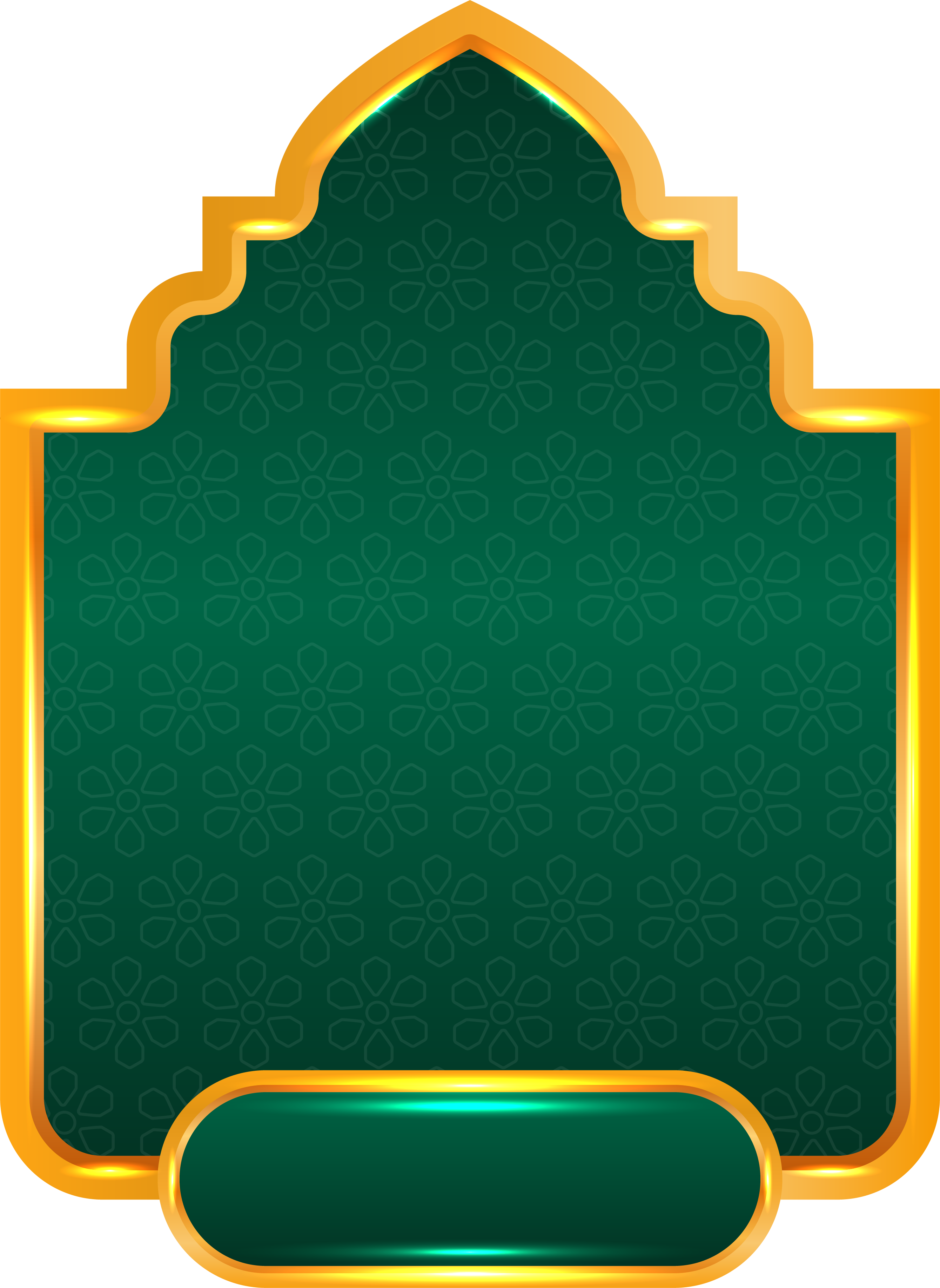 —Pngtree—luxury golden islamic banner frame_8188731.png