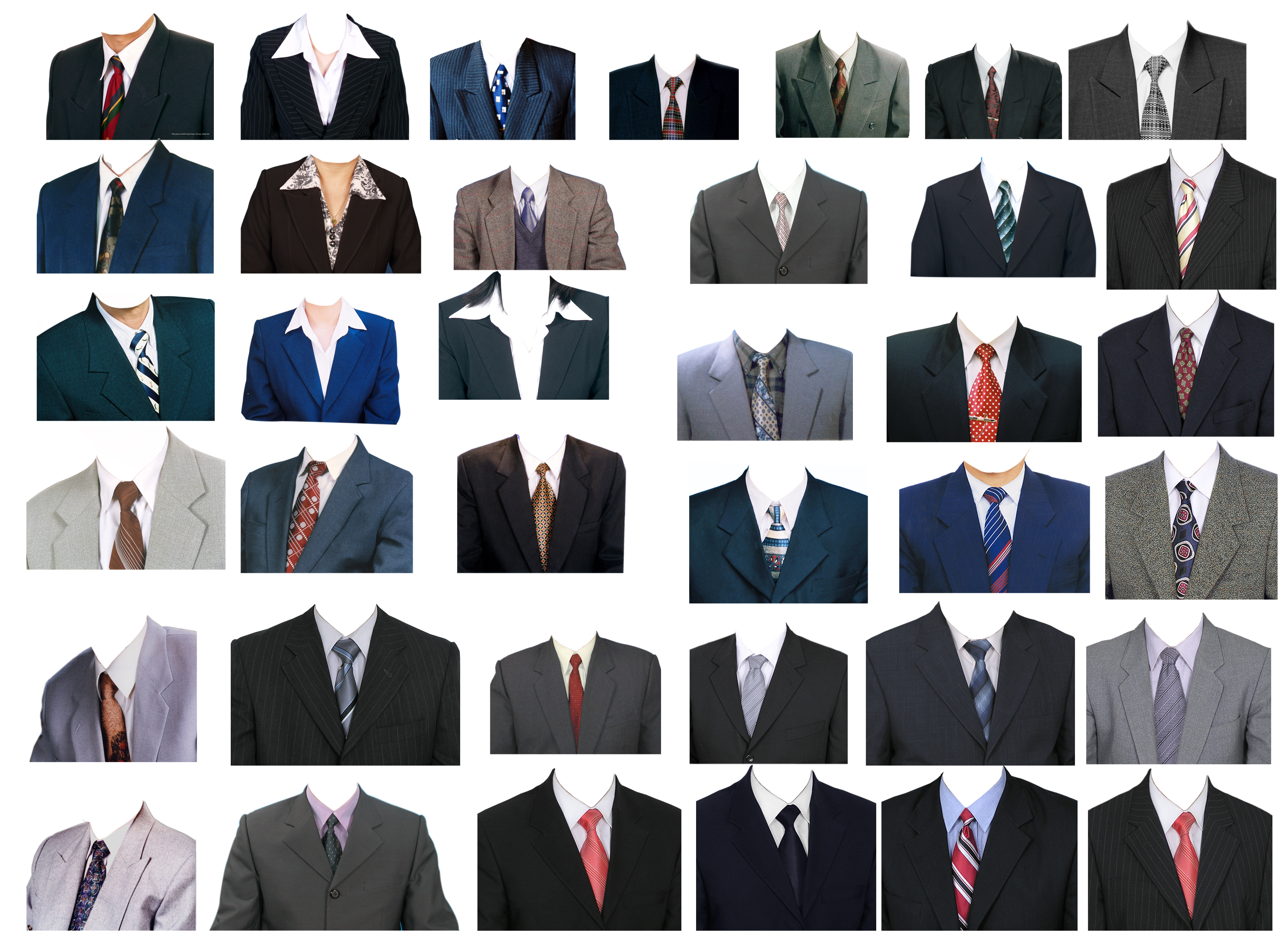 Men and women photo suit free psd material - Vector Graphic (2).jpg