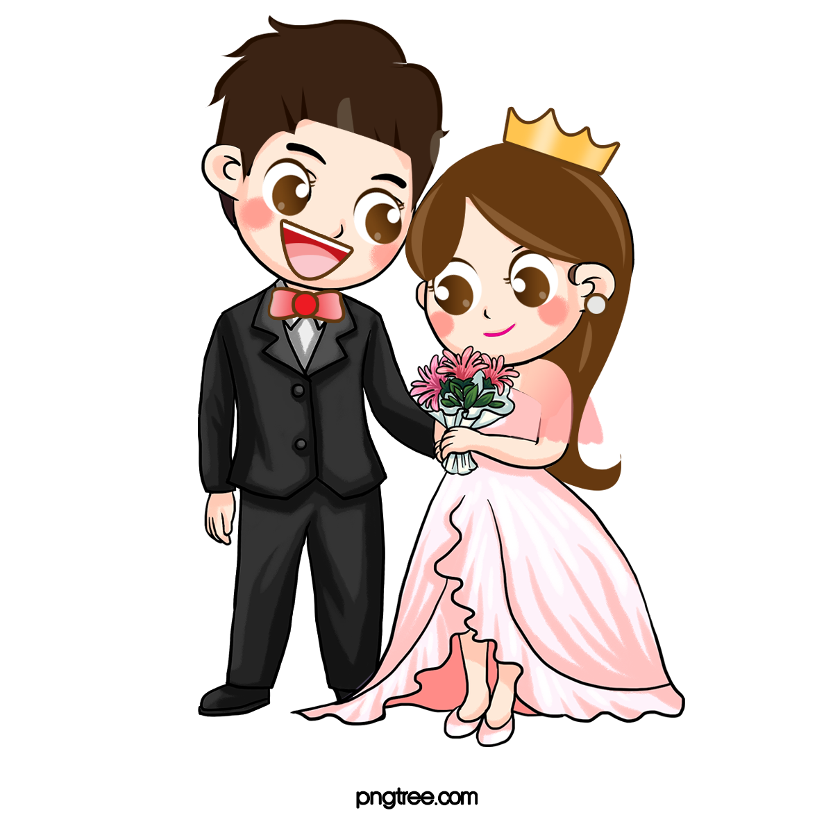 —Pngtree—cartoon bride and groom_1914850 (3).png
