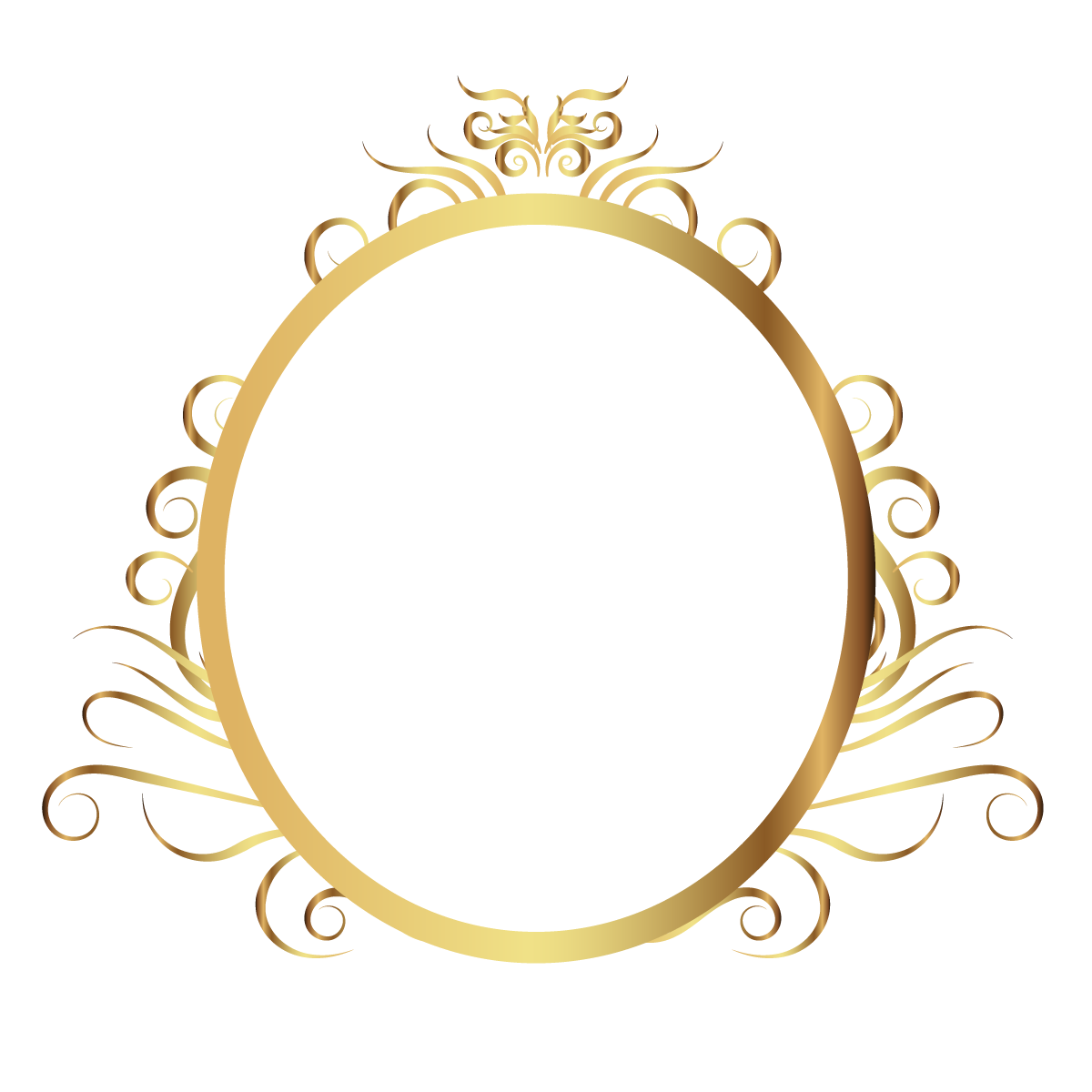 —Pngtree—gold oval frame_6045922.png
