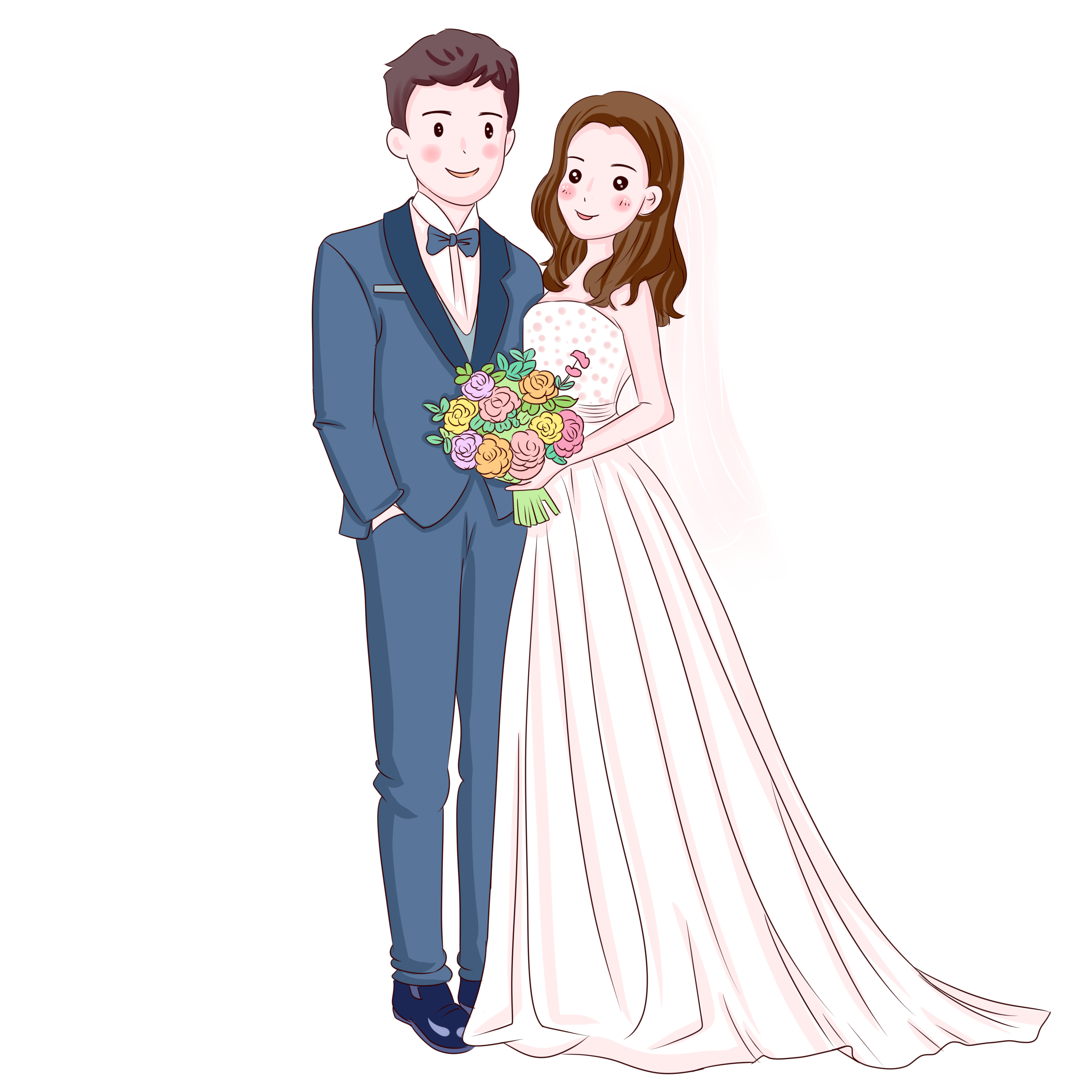 —Pngtree—hand painted wedding bride and_3837597 (7).png