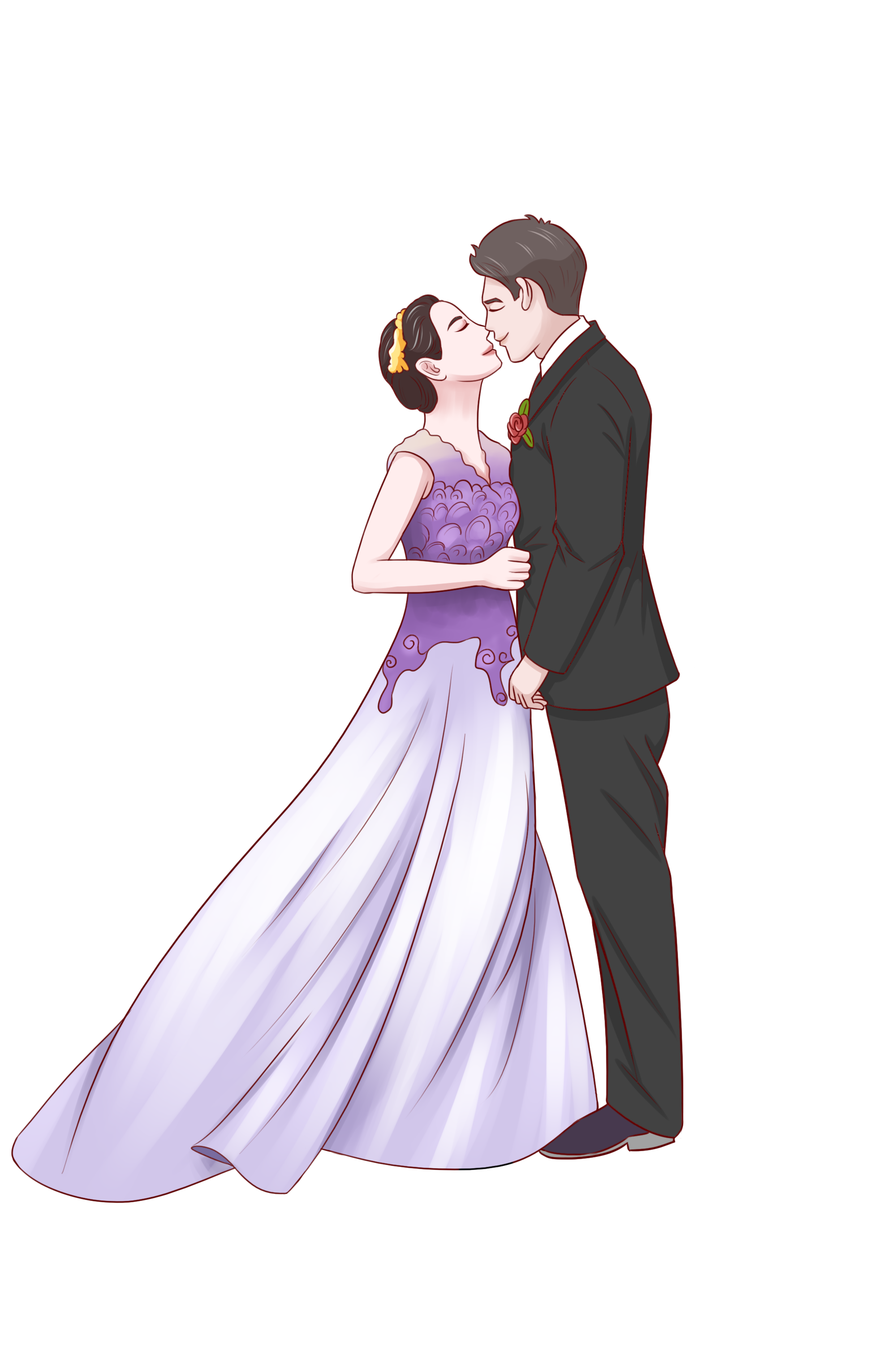 —Pngtree—hand painted wedding dress dress_3888747 (5).png