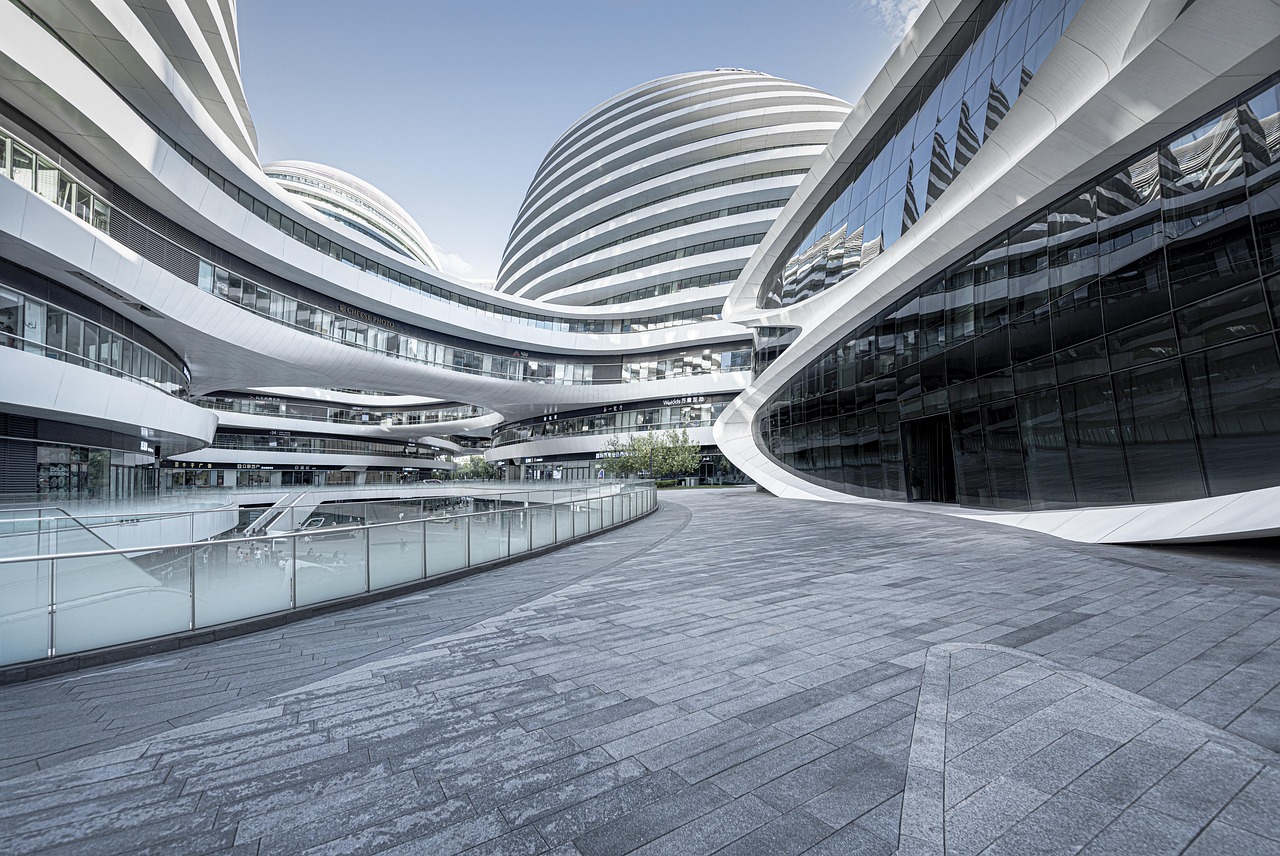 Modern  Building  Business District  Nikon  Building  Building  Building  Building  Building