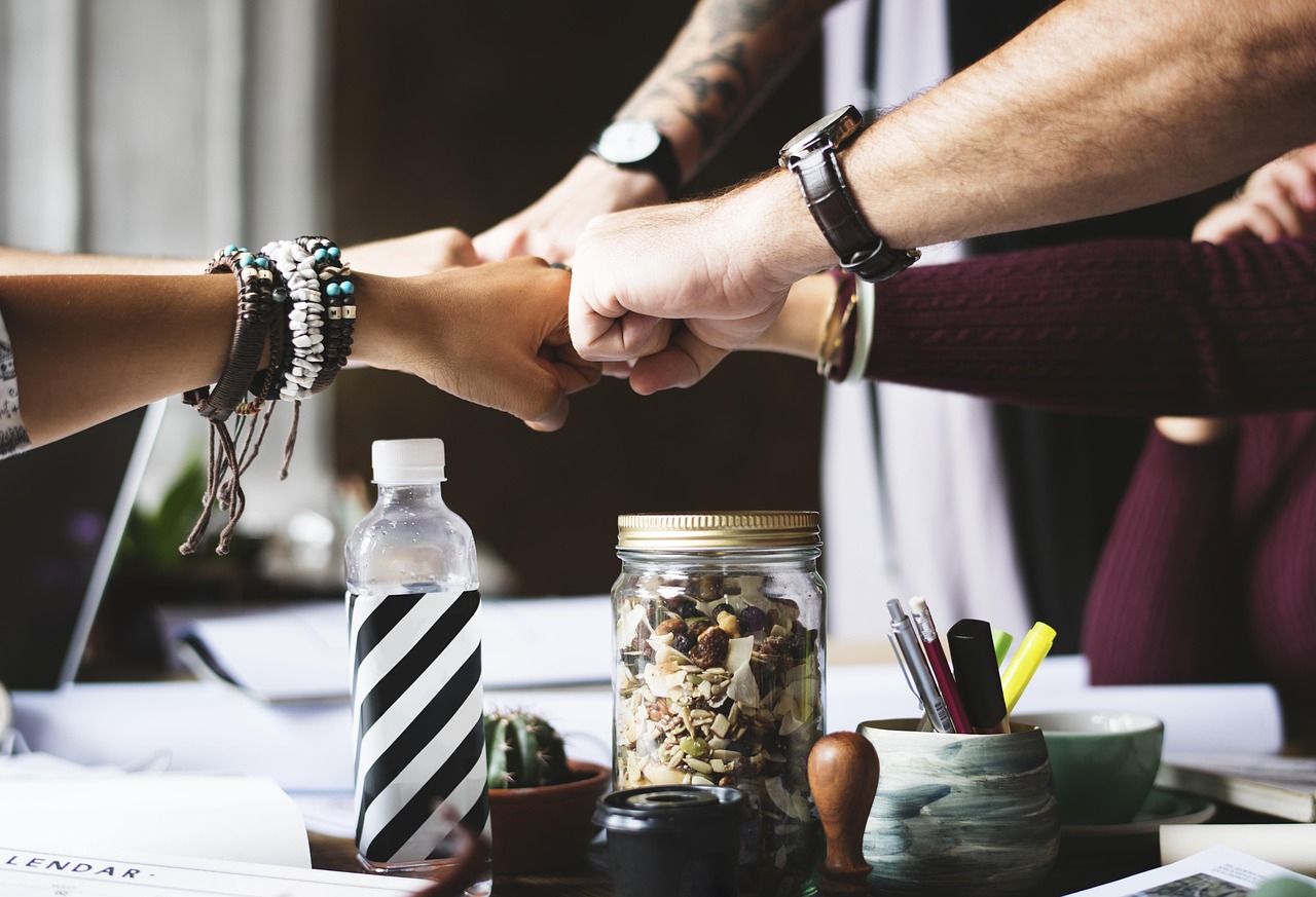 Action  Collaborate  Collaboration  Colleagues  Cooperation  Corporate  Fist Bump  Partner  People  Person  Small Business  Support  Team  Teamwork  Together  Togetherness  Coworkers  Hands  Collaborate  Collaboration  Collaboration  Collaboration  Collab