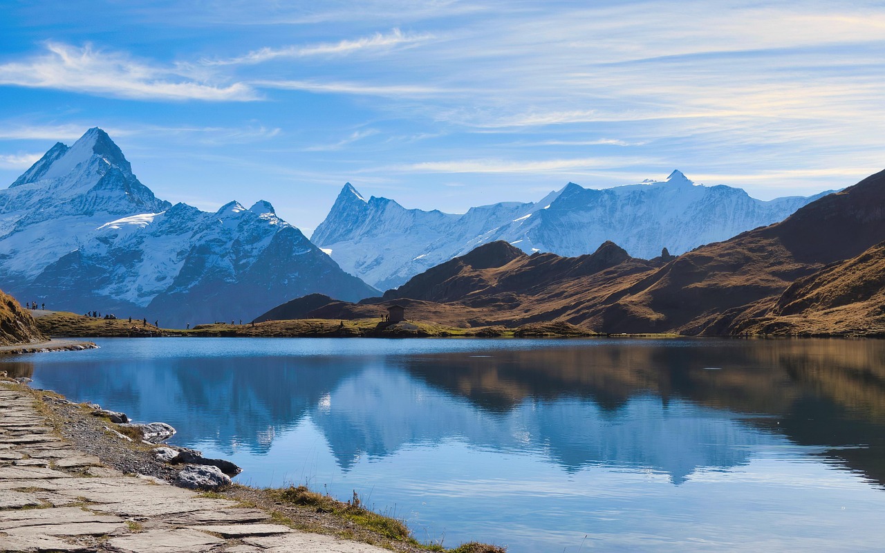 Bachalpsee  Lake  Mountains  Grindelwald  Alps  Switzerland  Autumn  Nature  Reflection  Water  Nature Background  Beautiful Nature  Nature Wallpaper  Scenery  Tourism  Hd Wallpaper